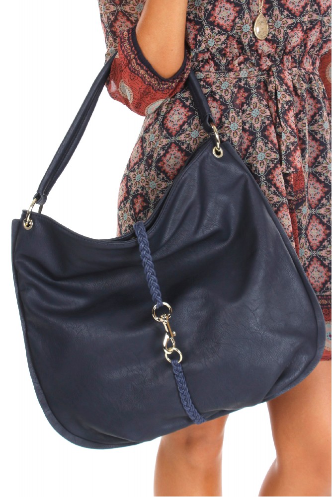 hobo tote navy bag photo